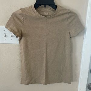 Supima Cotton Tee from Banana Republic, XXS, Tan